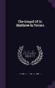 The Gospel of St. Matthew in Tavara