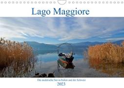 Lago Maggiore - Der malerische See in Italien und der Schweiz (Wandkalender 2023 DIN A4 quer)