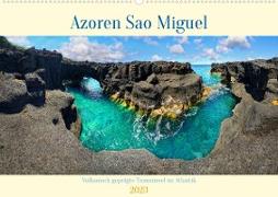 Sao Miguel Azoren - Vulkanisch geprägte Trauminsel im Atlantik (Wandkalender 2023 DIN A2 quer)