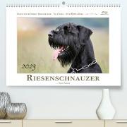 Riesenschnauzer... Treue Seelen (Premium, hochwertiger DIN A2 Wandkalender 2023, Kunstdruck in Hochglanz)