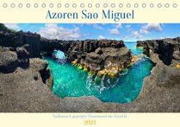 Sao Miguel Azoren - Vulkanisch geprägte Trauminsel im Atlantik (Tischkalender 2023 DIN A5 quer)