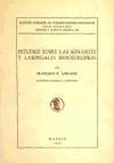 Estudios sobre las sonantes y laringales Indoeuropeas