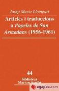 Articles i traduccions a "Papeles de son armadans" (1956-1961)