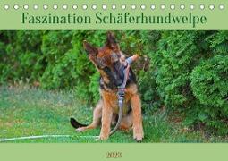 Faszination Schäferhundwelpe (Tischkalender 2023 DIN A5 quer)