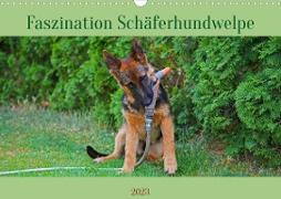 Faszination Schäferhundwelpe (Wandkalender 2023 DIN A3 quer)