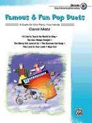 Famous & Fun Pop Duets, Bk 2: 6 Duets for One Piano, Four Hands