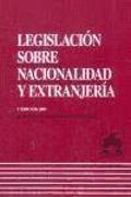 Legislación sobre nacionalidad y extranjería