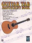 Belwin's 21st Century Guitar Tab Manuscript Book