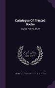Catalogue of Printed Books: Virgilius Maro (Publius)