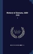 History of Zionism, 1600-1918: 1
