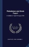 Philodemus and Greek Papyri: An Exhibition 1 April-31 August 1994