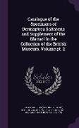 Catalogue of the Specimens of Dermaptera Saltatoria and Supplement of the Blattari in the Collection of the British Museum. Volume pt. 2