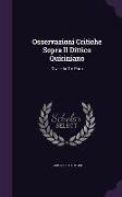 Osservazioni Critiche Sopra Il Dittico Quiriniano: Divise in Tre Parti