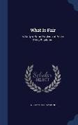 What Is Fair: A Study of Some Problems of Public Utility Regulation
