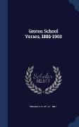 Groton School Verses, 1886-1903