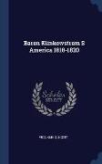 Baron Klinkowstrom S America 1818-1820