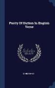 Purity Of Diction In English Verse