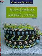 Pulseras juveniles tejidas con macramé y cuentas