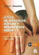 Atlas de músculos, huesos y referencias óseas : fijaciones, acciones y palpaciones