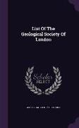 List of the Geological Society of London