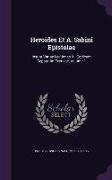 Heroides Et A. Sabini Epistolae: Insunt Variae Lectiones Xii Codicum Separatim Excusae, Volume 1