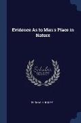 Evidence As to Man's Place in Nature