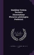 Gentilem Testem Veritatis Dissertatione Historico-Philologica Posteriori