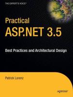 Pro ASP.Net 3.5 in C# 2008: Includes Silverlight 2 and the ADO.NET Entity Framework, Third Edition