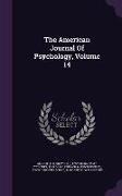 The American Journal of Psychology, Volume 14