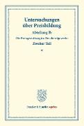 Untersuchungen über Preisbildung