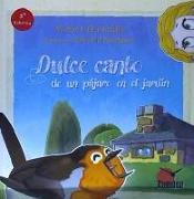 Dulce canto de un pájaro en el jardín