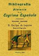 Bibliografía e historia de la esgrima española