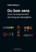 Du bon sens dans l'enseignement des langues étrangères