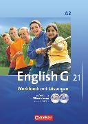 English G 21, Ausgabe A, Band 2: 6. Schuljahr, Workbook mit CD-ROM (e-Workbook) und CD - Lehrerfassung