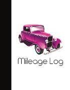 Retro Glam Vehicle IRS Mileage, Inspection, and Service Log Cars, Truck, Commercial Fleet: Perfect Gift for Women Fans of Classic, Antique, Vintage Au