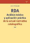 RDA : análisis teórico y aplicación práctica de la actual normativa catalográfica