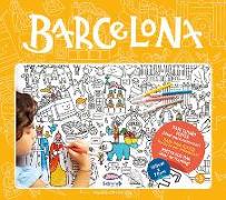 Barcelona : Para pintar y colorear a lo grande