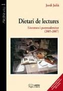 Dietari de lectures : literatura i postmodernitat, 2005-2007