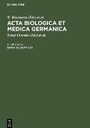 Acta Biologica et Medica Germanica. Band 38, Heft 2/3