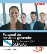 Personal de servicios generales : Servicio Gallego de Salud, SERGAS : temario I