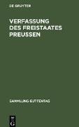 Verfassung des Freistaates Preußen