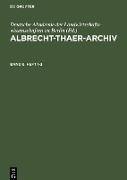 Albrecht-Thaer-Archiv. Band 8, Heft 1-3