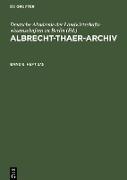 Albrecht-Thaer-Archiv, Band 8, Heft 2/3, Albrecht-Thaer-Archiv Band 8, Heft 2/3