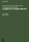 Albrecht-Thaer-Archiv. Band 6, Heft 1