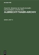 Albrecht-Thaer-Archiv. Band 6, Heft 6