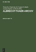 Albrecht-Thaer-Archiv. Band 11, Heft 10