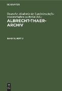 Albrecht-Thaer-Archiv. Band 10, Heft 2