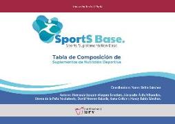 Sportbase : tabla de composición de suplementos de nutrición deportiva