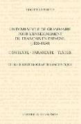 Un demi-siecle de grammaire pour l'enseignement du français en Espagne, 1800-1850 : contexte, paratexte, textes : etude d'historiographie linguistique