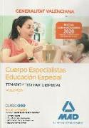 Cuerpo especialistas en educación especial de la Administración de la Generalitat Valenciana : parte especial temario y test